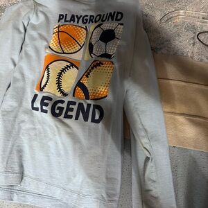 Carter's Blue Graphic Long Sleeve Shirt